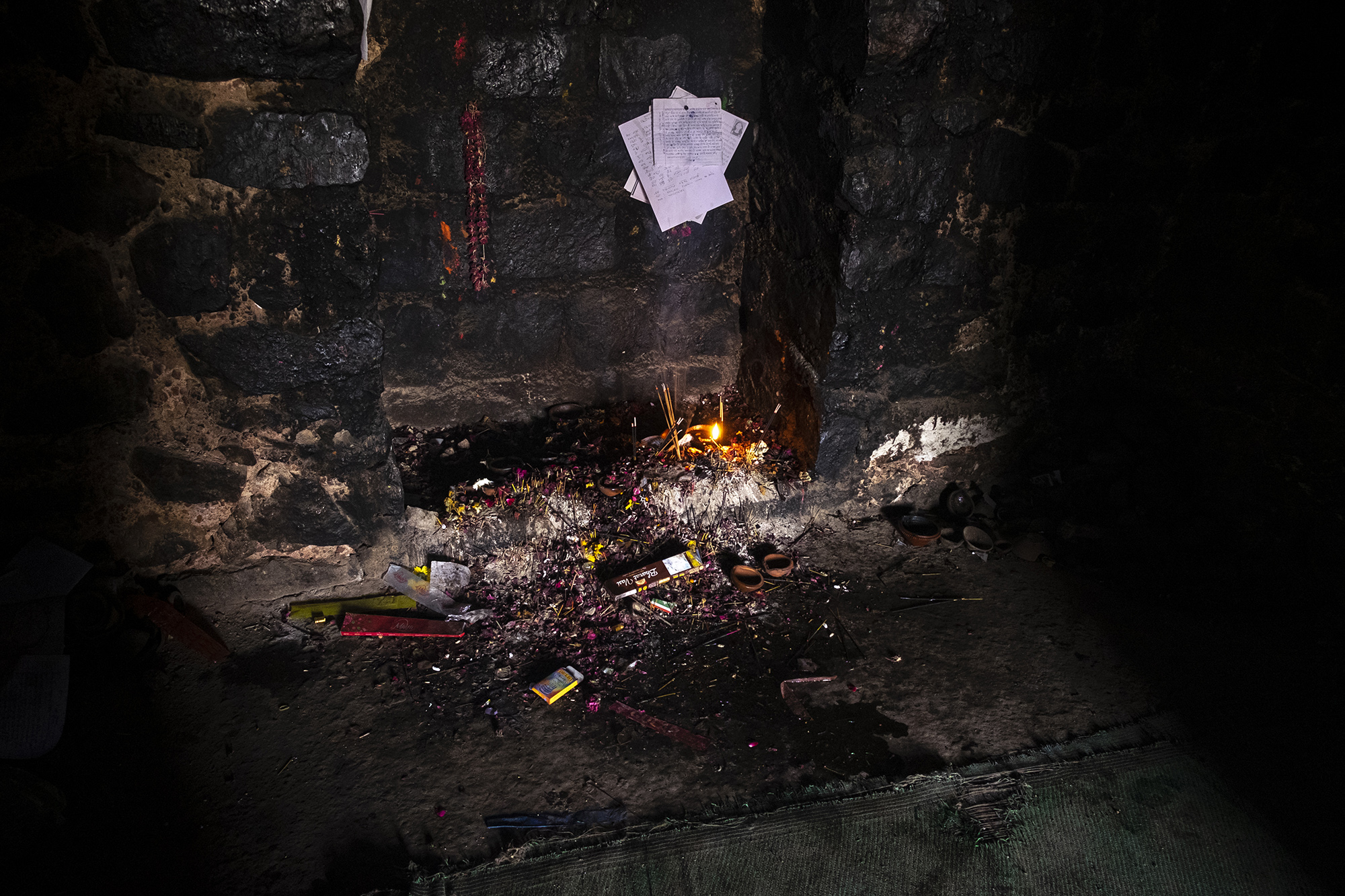 Petitioners at Feroz Shah Kotla at dusk